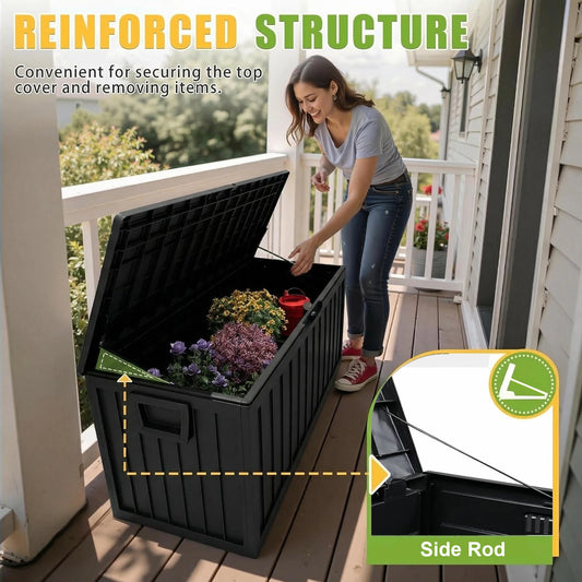 75 Gallon Outdoor Waterproof Storage Box