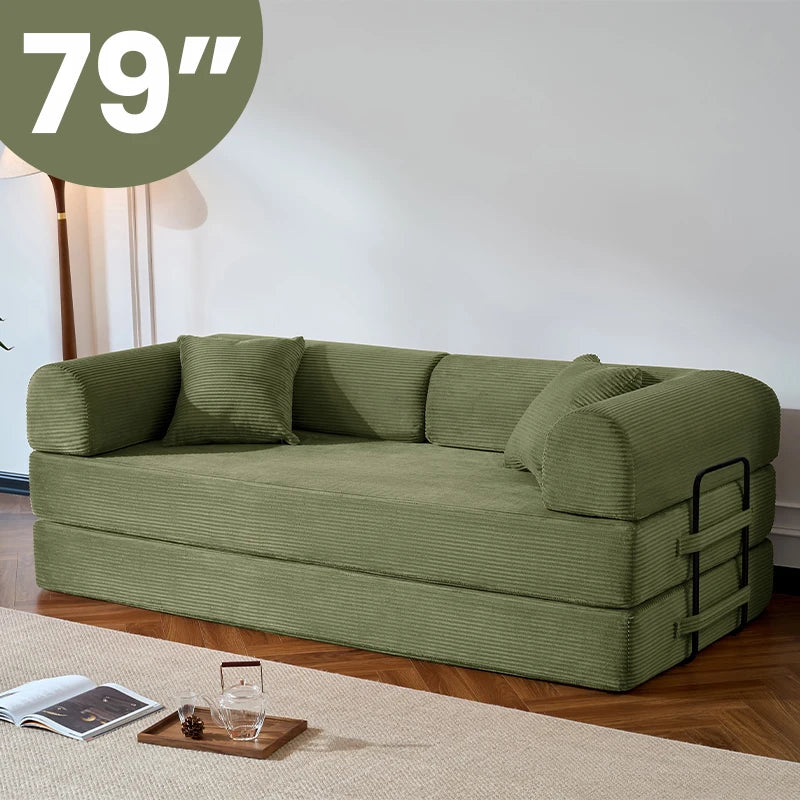Loveseat Sleeper Floor Sofa for Living Room/Bedroom