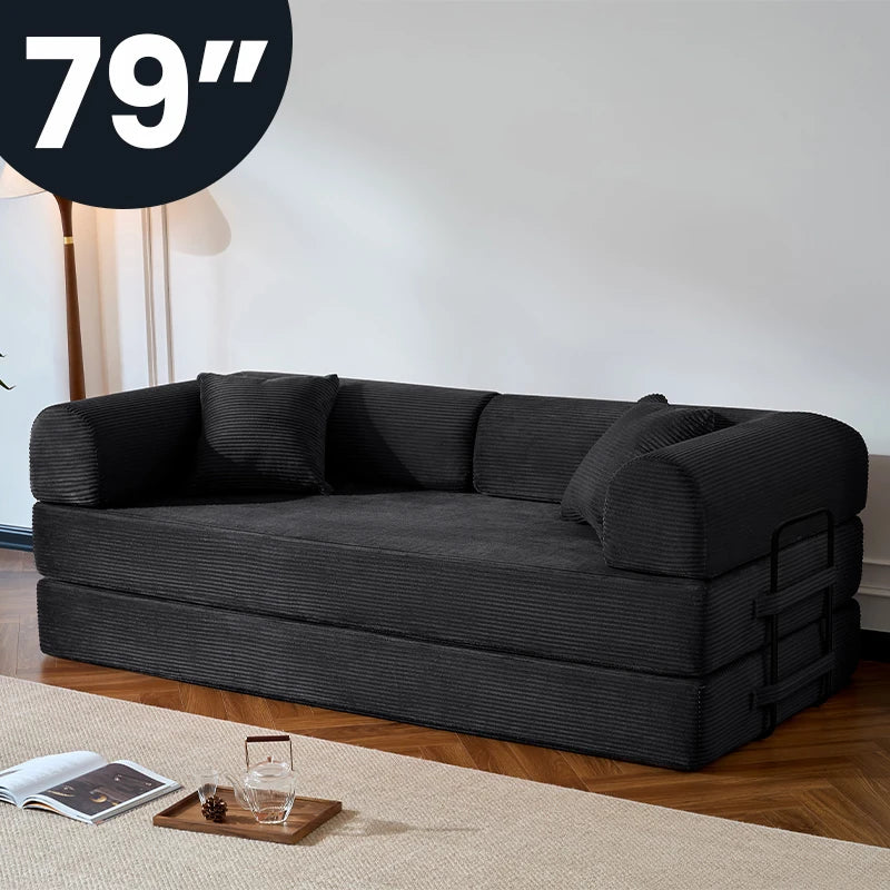 Loveseat Sleeper Floor Sofa for Living Room/Bedroom