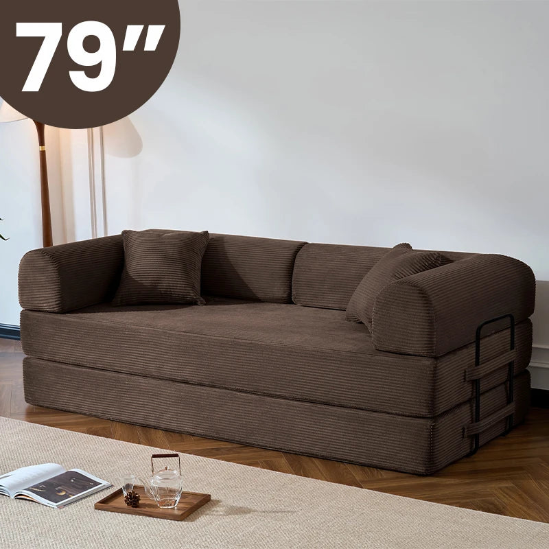 Loveseat Sleeper Floor Sofa for Living Room/Bedroom
