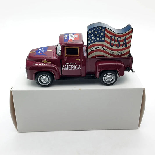 Rustic Patriotic Truck Decor