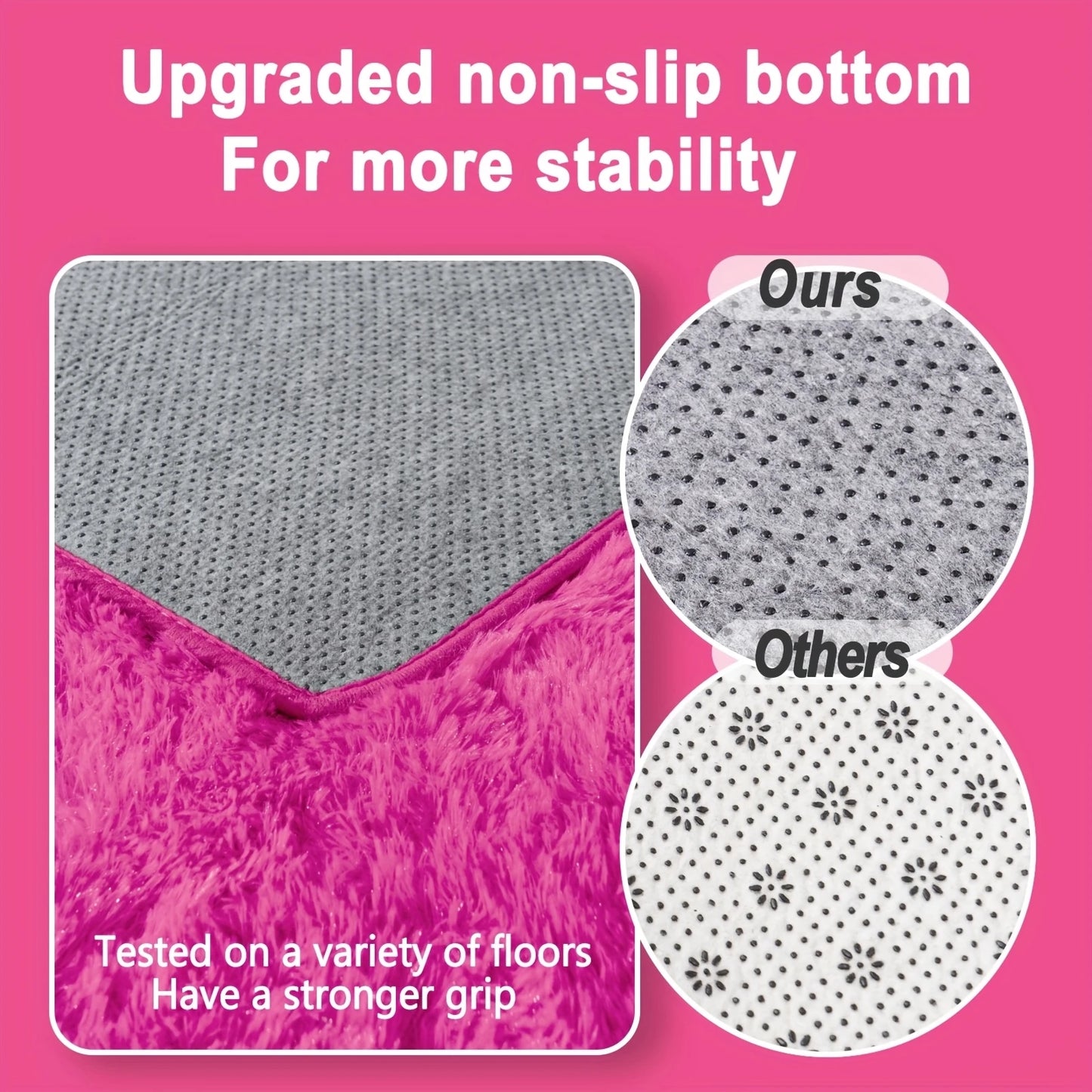 Soft Shaggy Non-Slip Rug