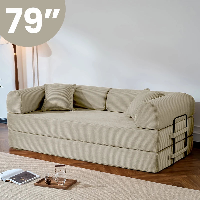 Loveseat Sleeper Floor Sofa for Living Room/Bedroom