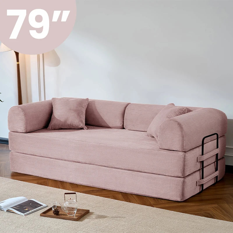 Loveseat Sleeper Floor Sofa for Living Room/Bedroom