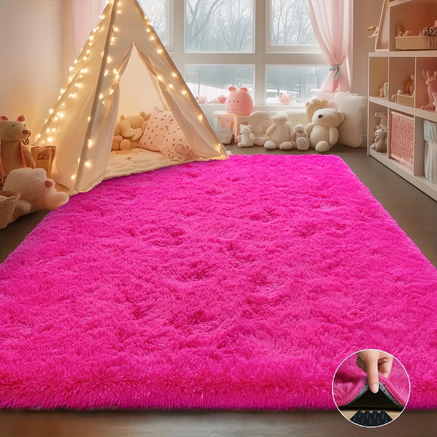 Soft Shaggy Non-Slip Rug