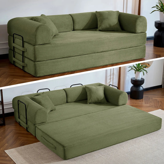 Loveseat Sleeper Floor Sofa for Living Room/Bedroom