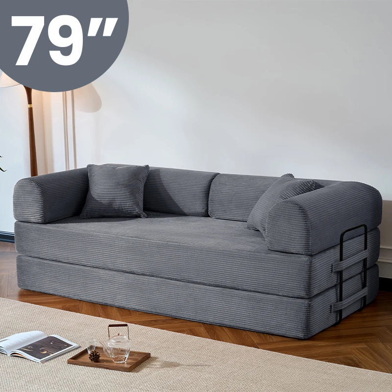 Loveseat Sleeper Floor Sofa for Living Room/Bedroom